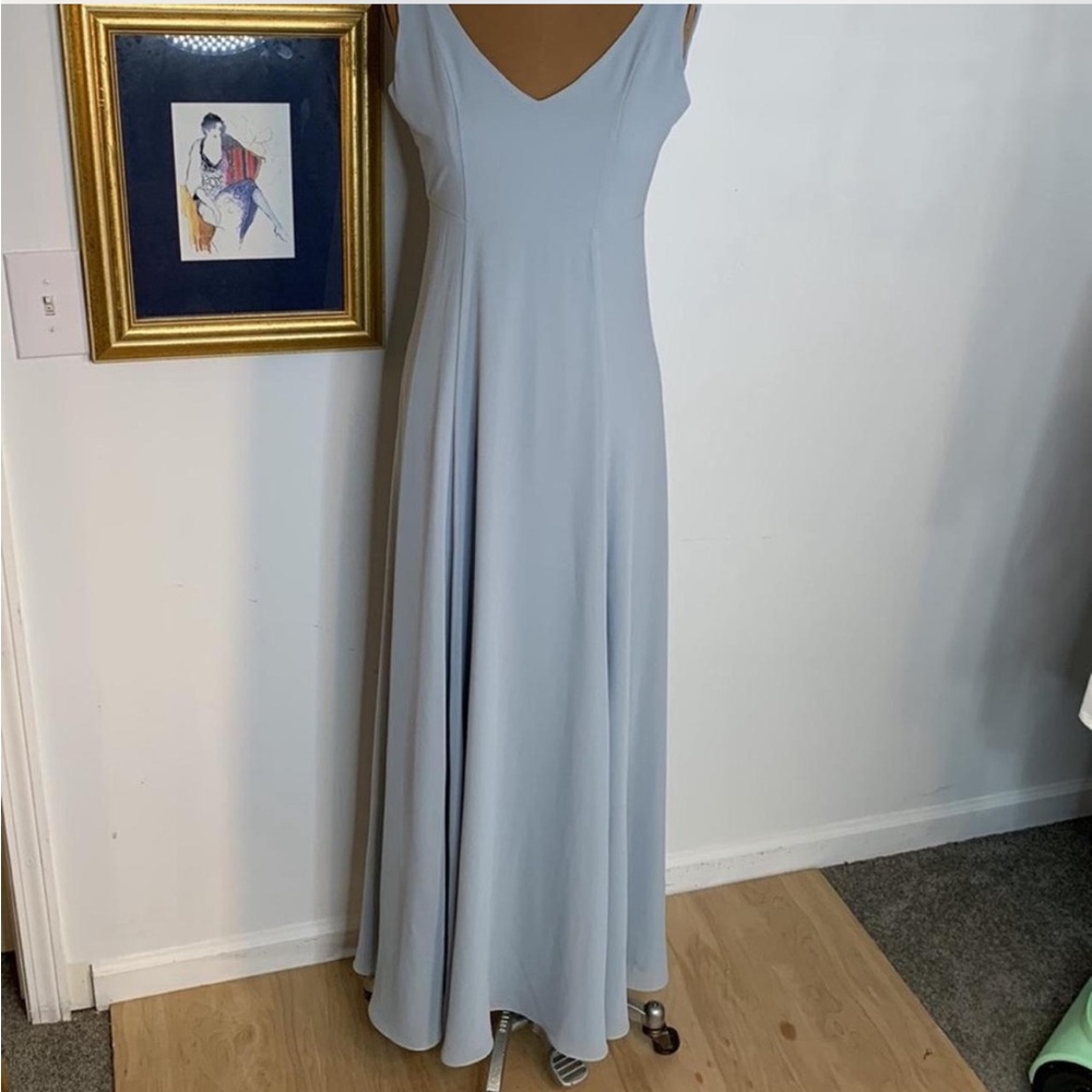 Show Me Your MuMu Pale Blue Maxi Dress Gown Size XS